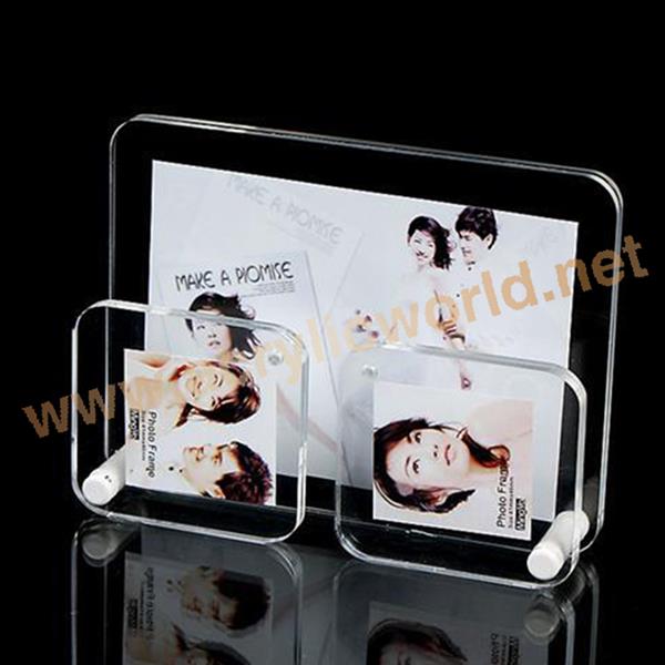 custom table clear magnet picture frame 